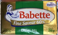Babette Fine Saveur 60% Demi-Sel