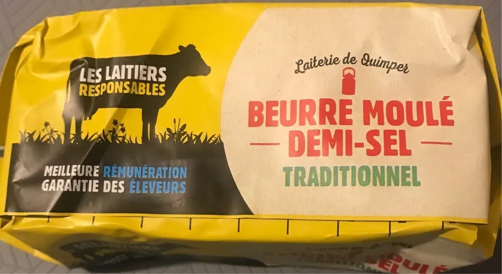 Beurre moulé demi-sel