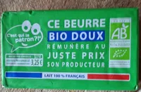 Beurre doux bio