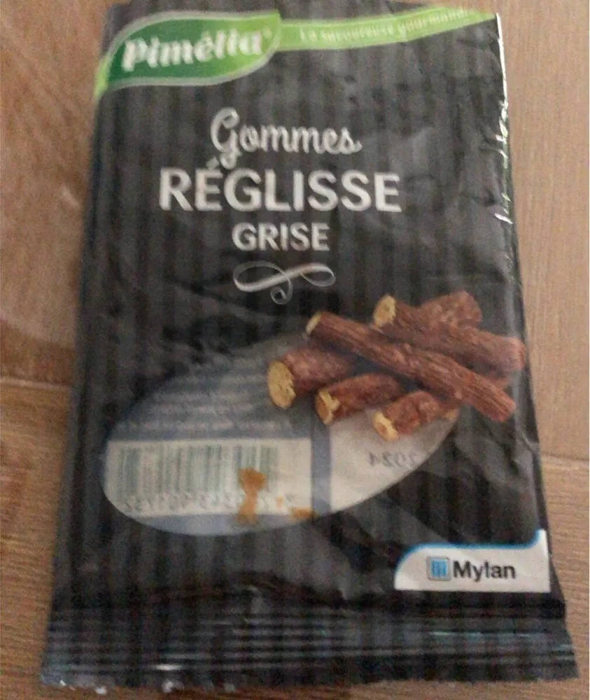Gomme réglisse grise