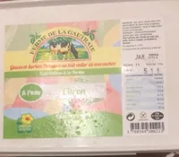 Glace à l’eau au citron