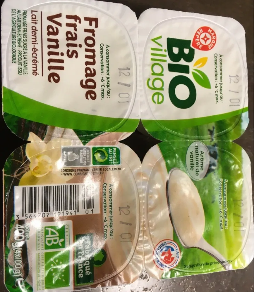Fromage frais vanille