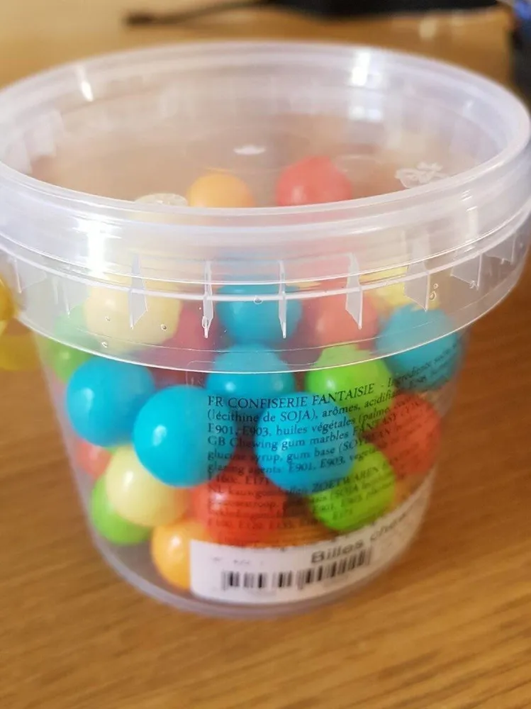 Petit Seau Billes Chewing-gum 210 g