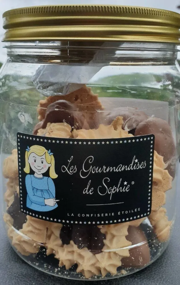 Biscuits et guimauve enrobés de chocolat