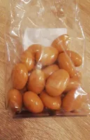 Amandes enrobées de chocolat au lait caramel et pointe de sel