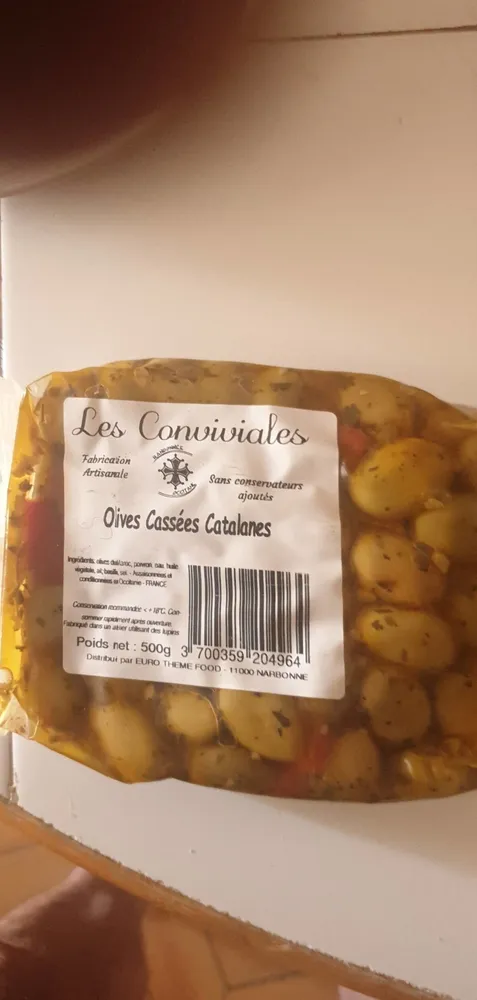 Olives cassées catalane