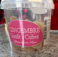 Gingembre confit cubes