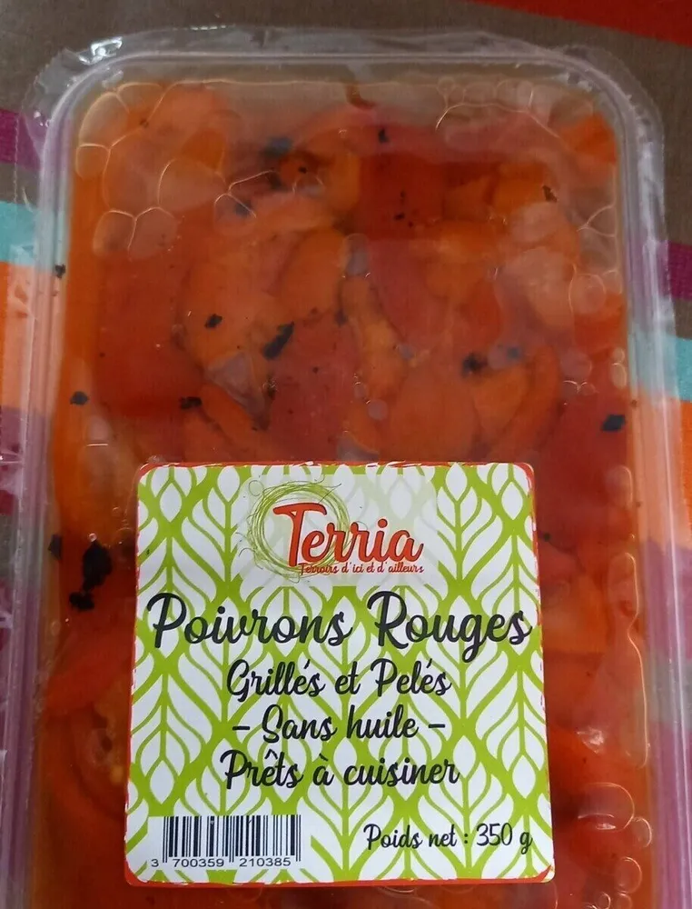 Poivrons grillés et pelés