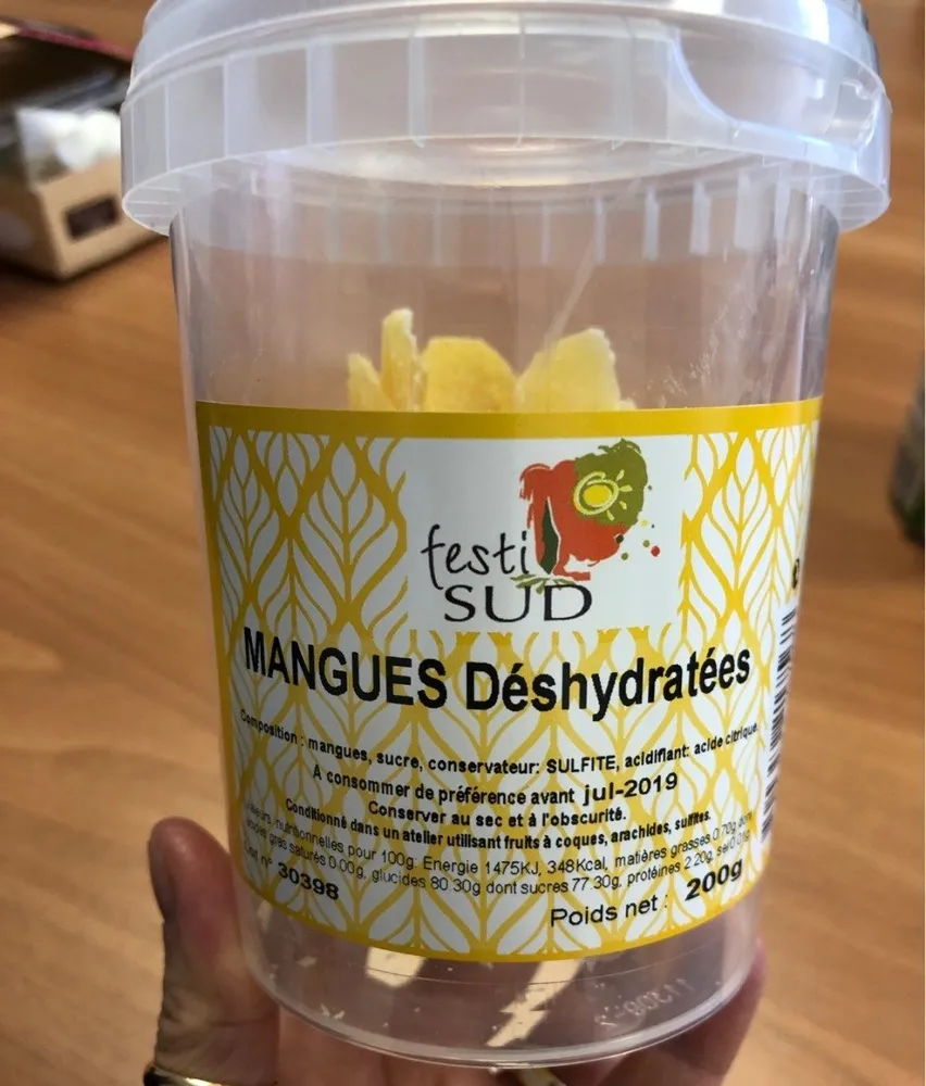 Mangues déshydratées