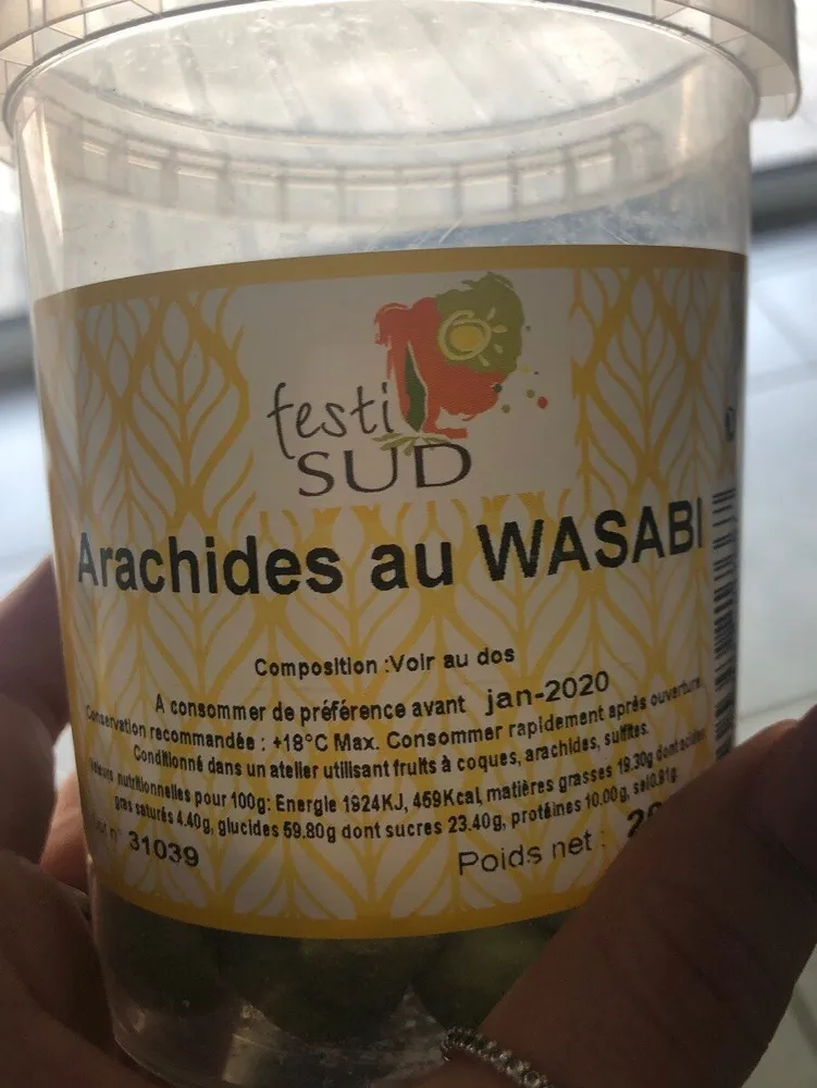 Arachides au wasabi