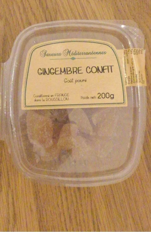 Gingembre confit