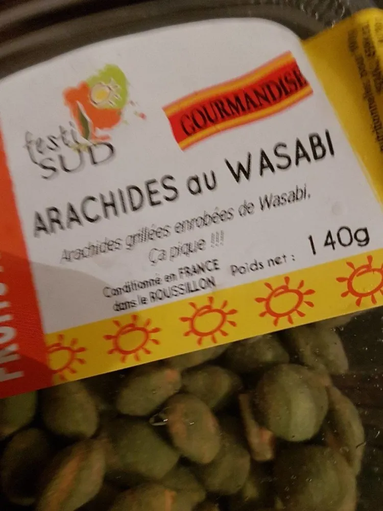 Arachides au wasabi