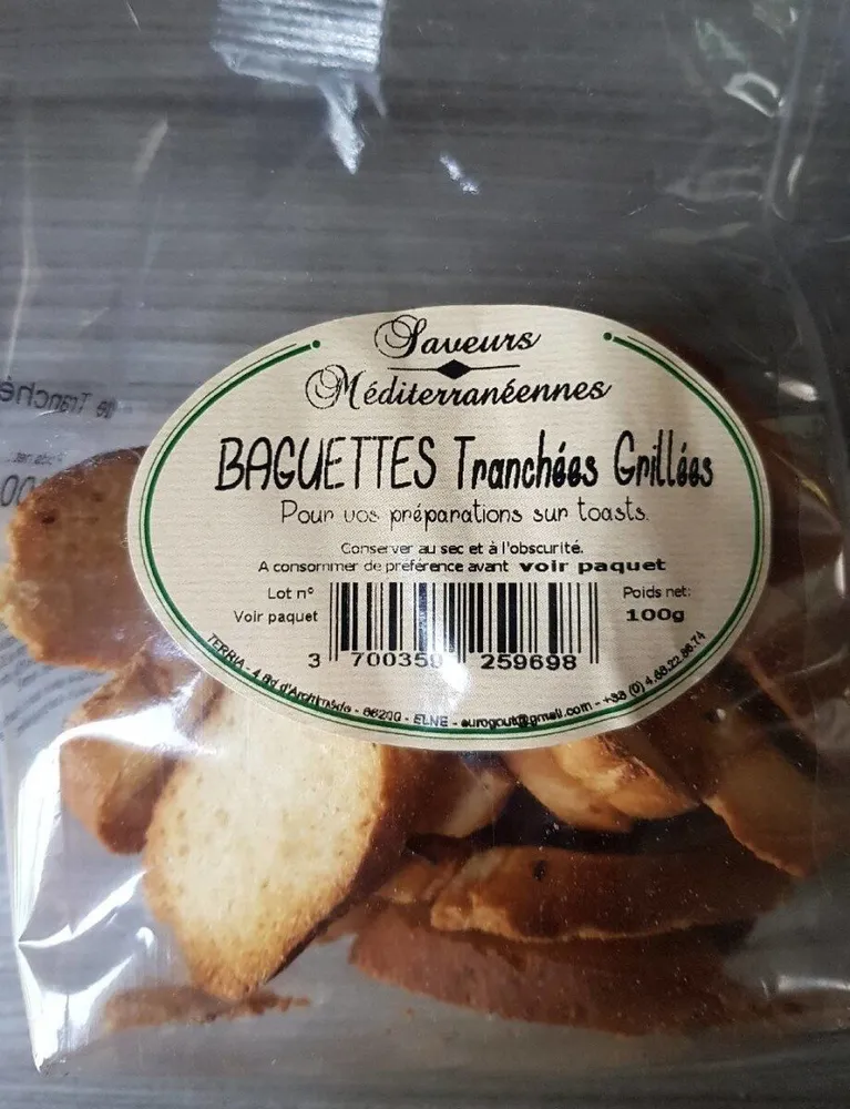 BAGUETTES Tranchées Grillées