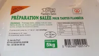 Préparation pour tartes flambées