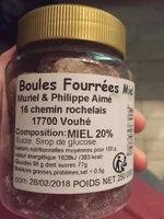 Boule Fourrées Miel