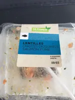 Lentille Carottes Croquantes Saumon Fumé
