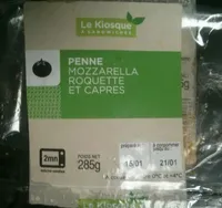 Penne mozzarella roquette et capres