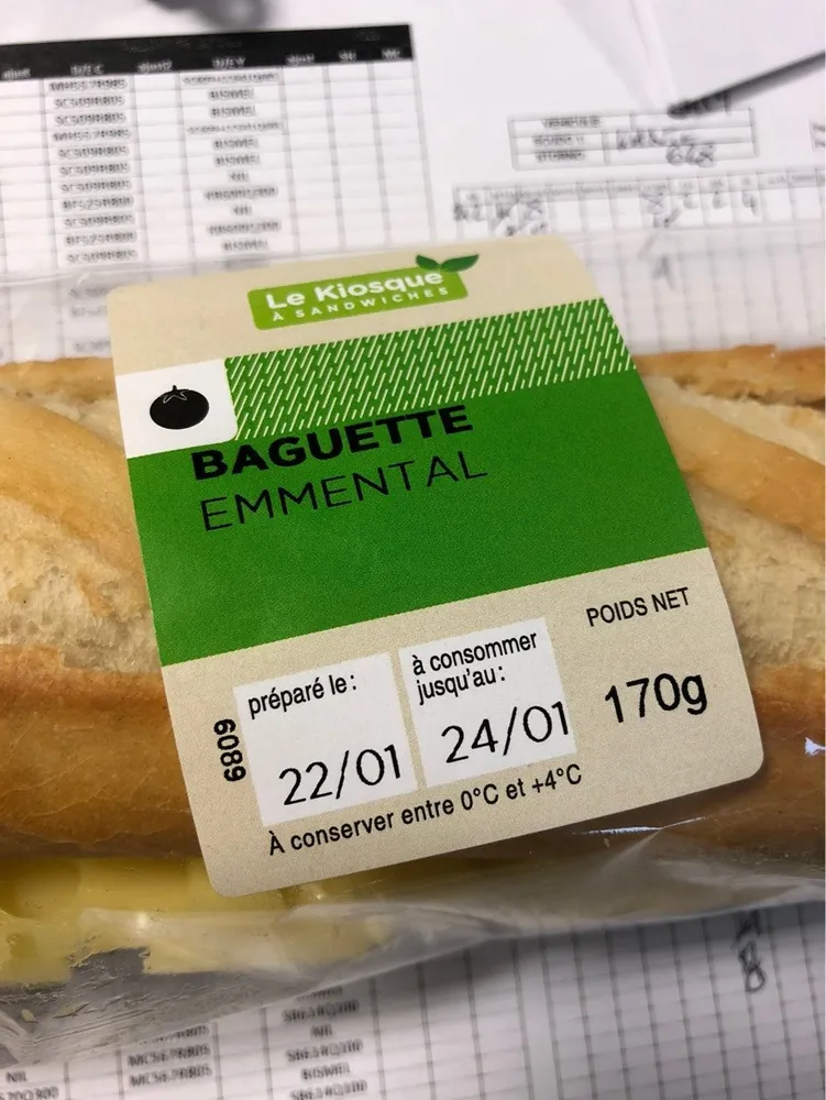 Baguette emmental
