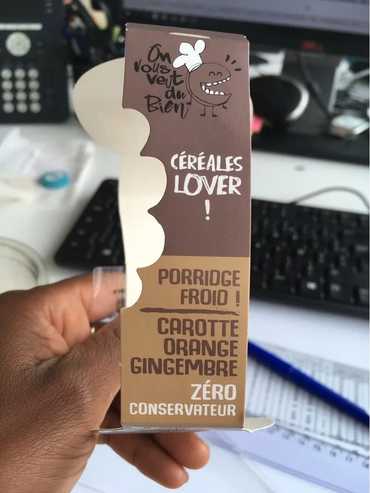Porridge froid