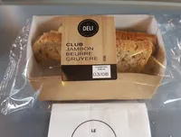 Club jambon beurre gruyère