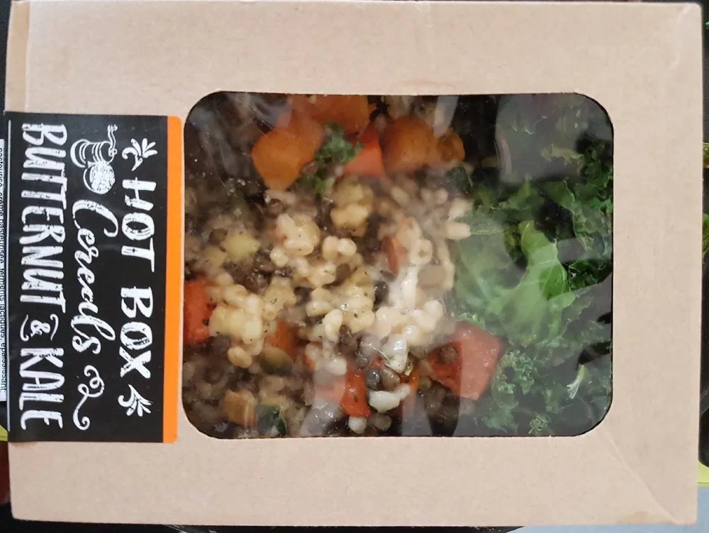 Hot box cereals butternut kale