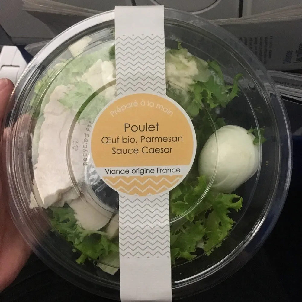 Salade Poulet Oeuf Parmesan