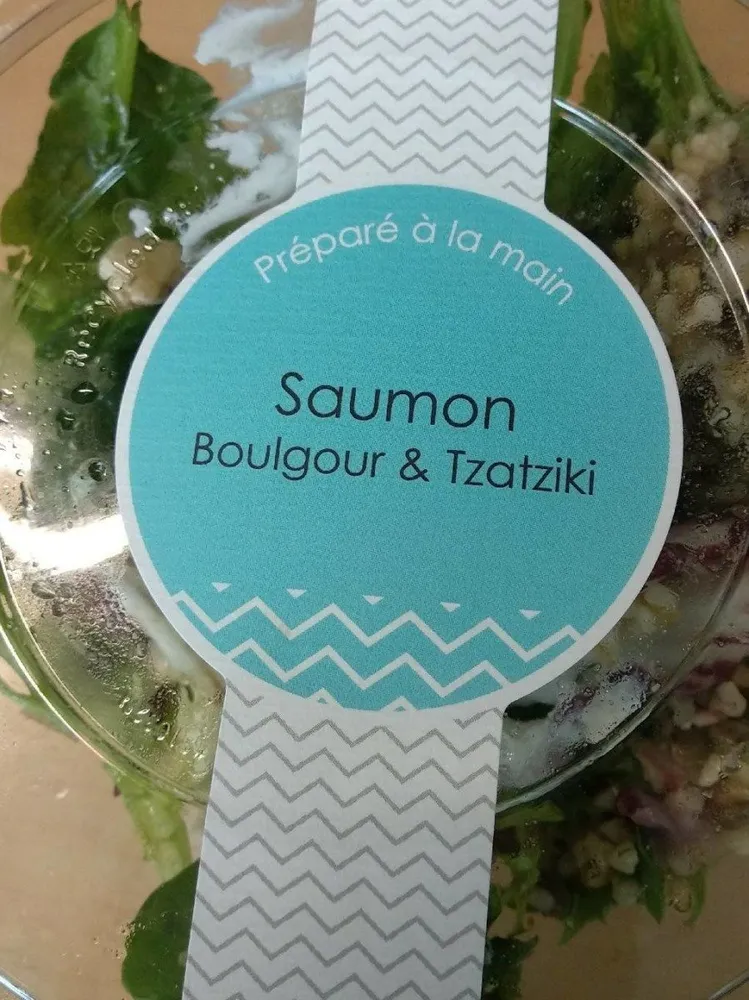 Salade Saumon ASC Boulgour & Tzatziki