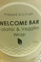 Falafel et veggies wrap