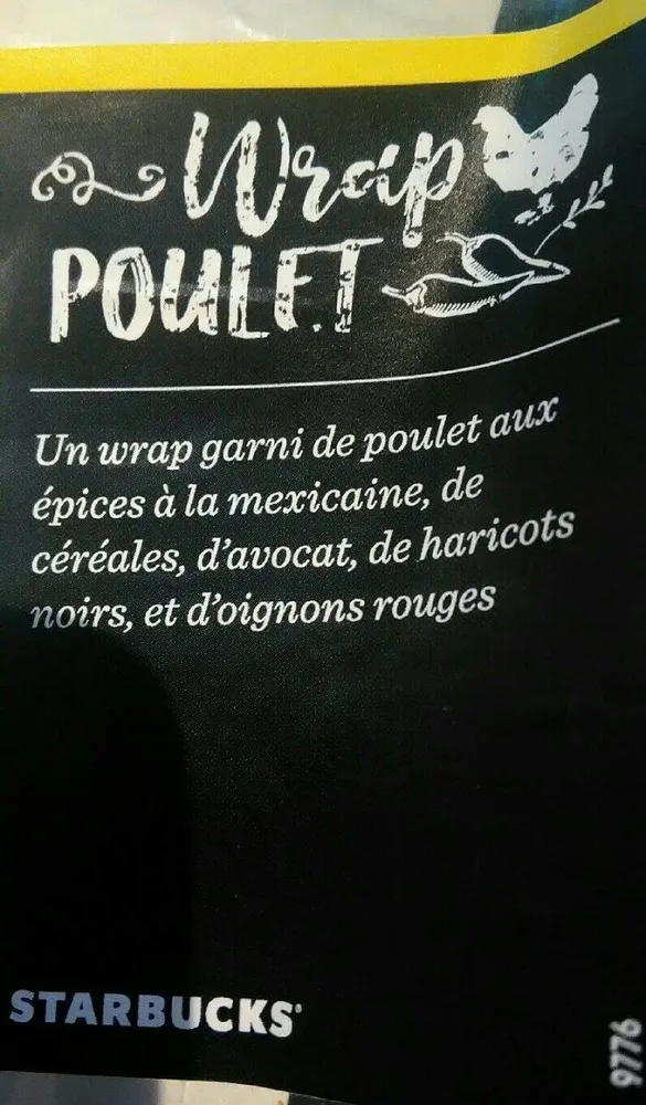 Wrap poulet épicé