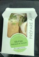 Wrap oeuf bio parmesan & tomates