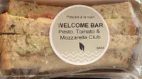 Pesto, Tomato & Mozzarella Club