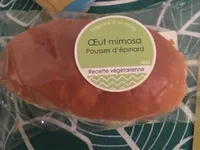 Sandwich oeuf mimosa et pousse d'epinard
