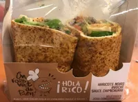 Wrap haricots noirs avocat