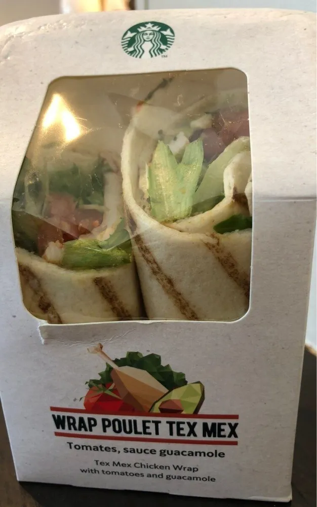 Wrap poulet tex mex