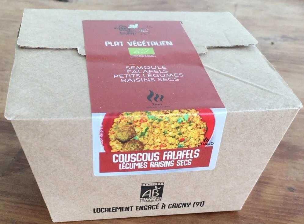 Couscous Falafels Légumes Raisins secs