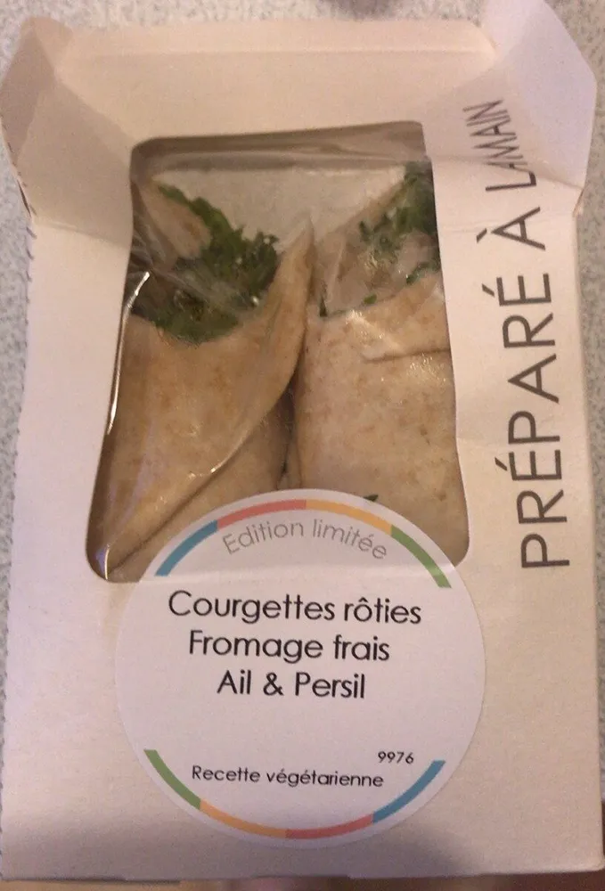Courgettes rôties Fromage frais Ail & Persil
