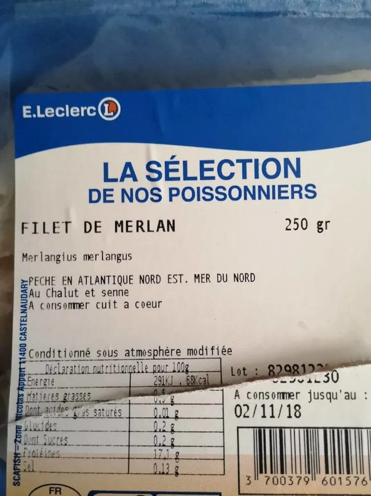Filet de merlan