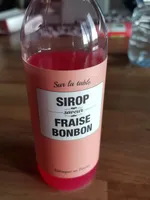 Sirop fraise bonbon