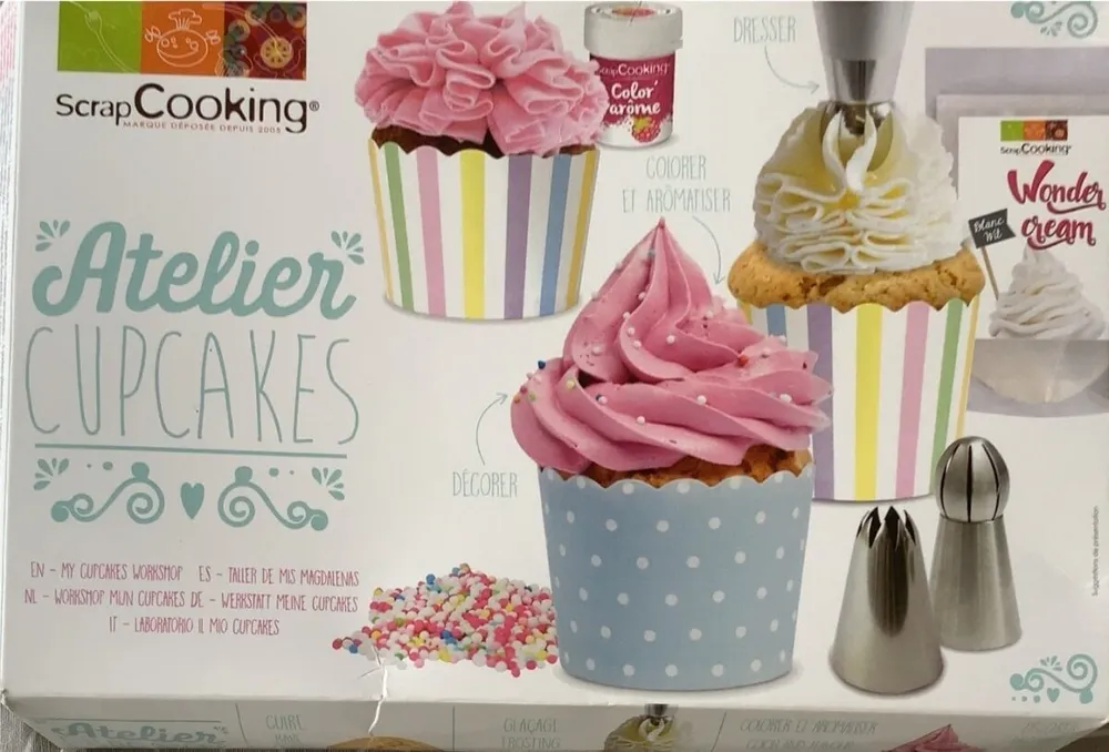 Coffret Atelier «mes Cupcakes» - Scrapcooking