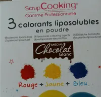 3 Colorants Solubles En Poudre - Scrapcooking