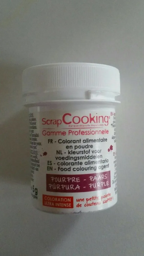 Colorant Artificiel En Poudre - Pourpre - 5G - Scrapcooking
