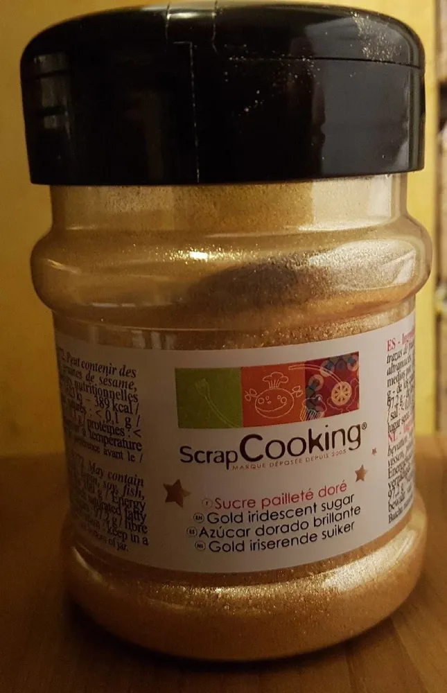 Sucre Paillette Doré - 160 G - Scrapcooking