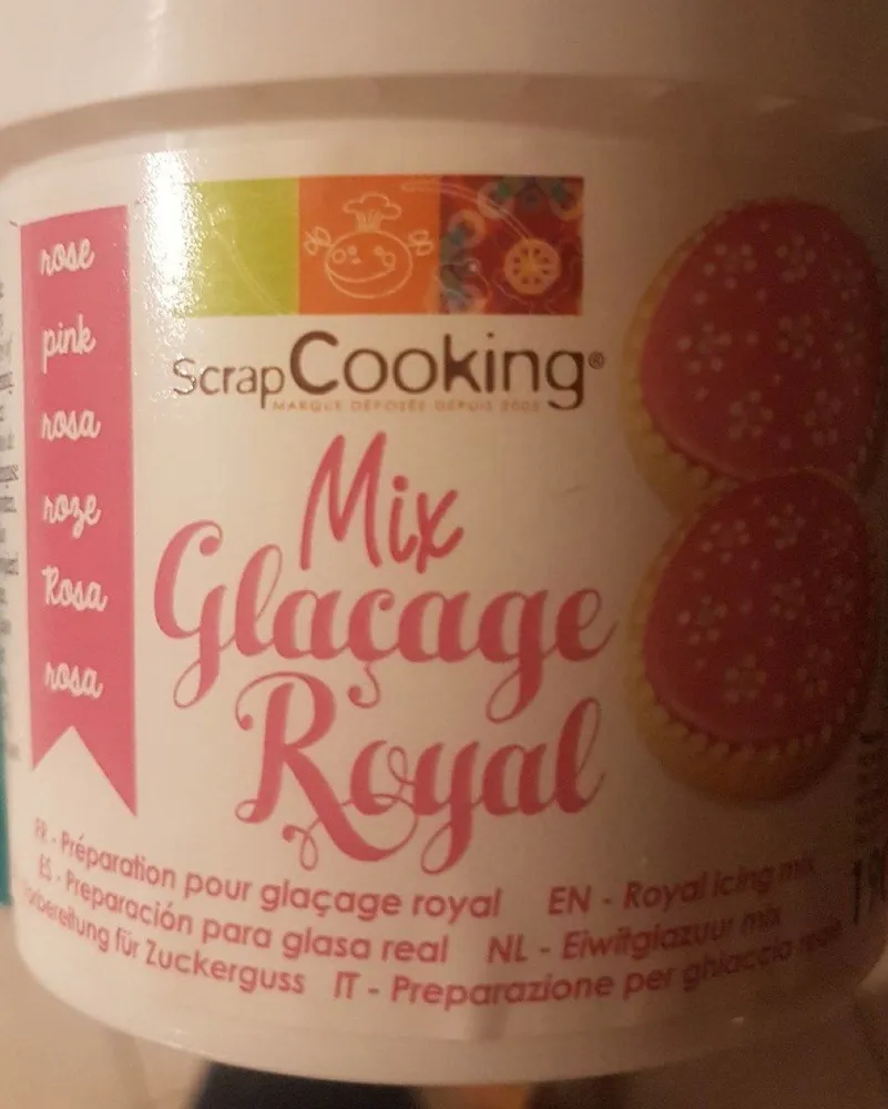 Mix glaçage royal rose