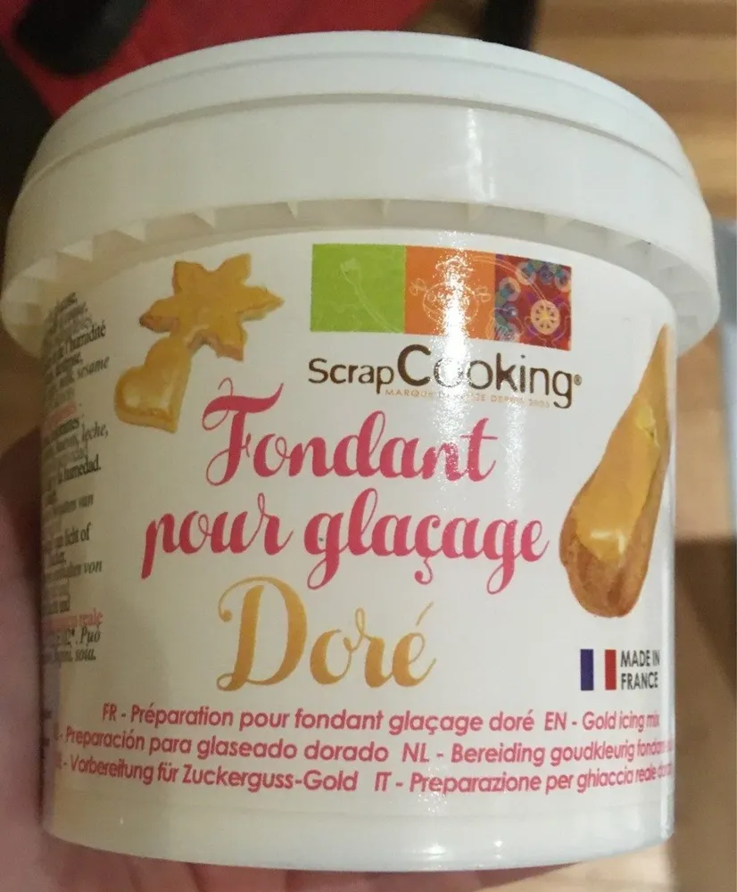 Fondant pour glacage Doré