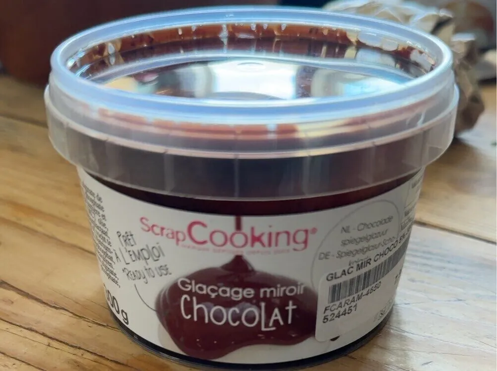 Glaçage mirroir chocolat