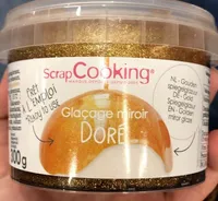 Glacage miroir doré