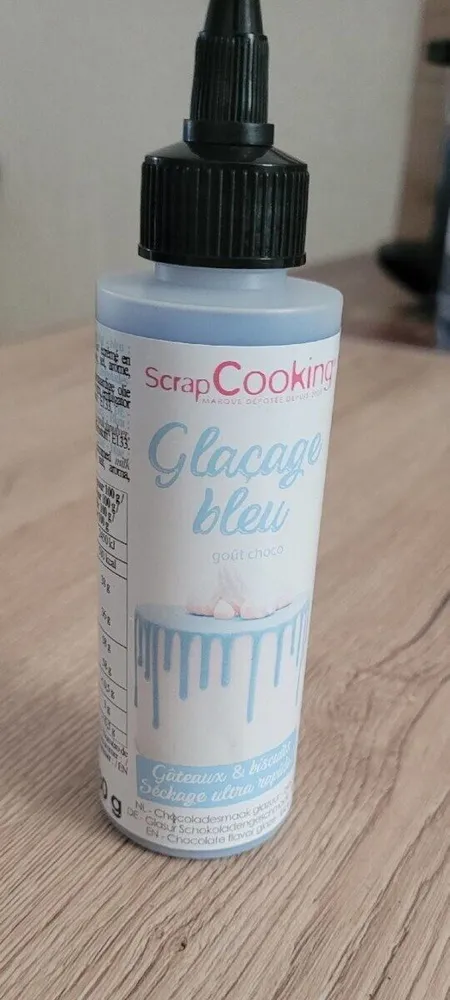 Glacage bleu