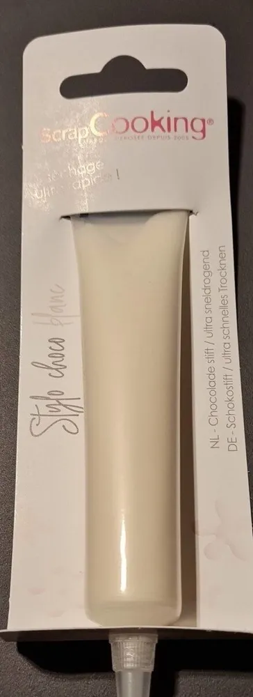 Stylo choco blanc
