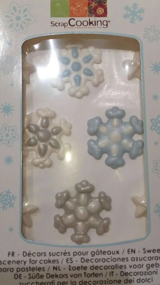 Décors sucrés pour gâteau