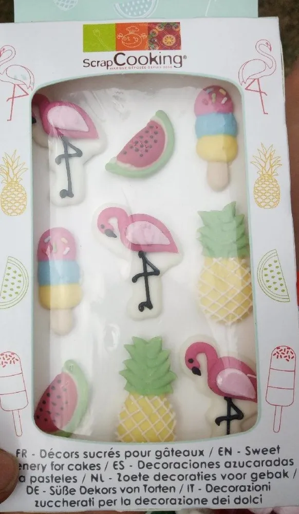Decors sucres pour gâteau